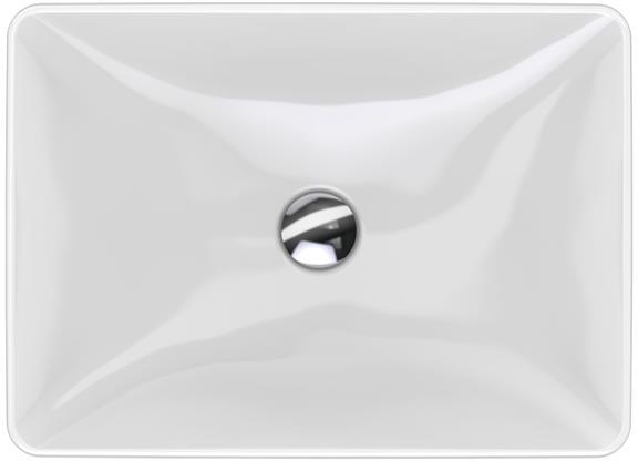 Раковина встраиваемая Geberit VariForm прямоугольная 55х40 см с переливом 500.736.01.2