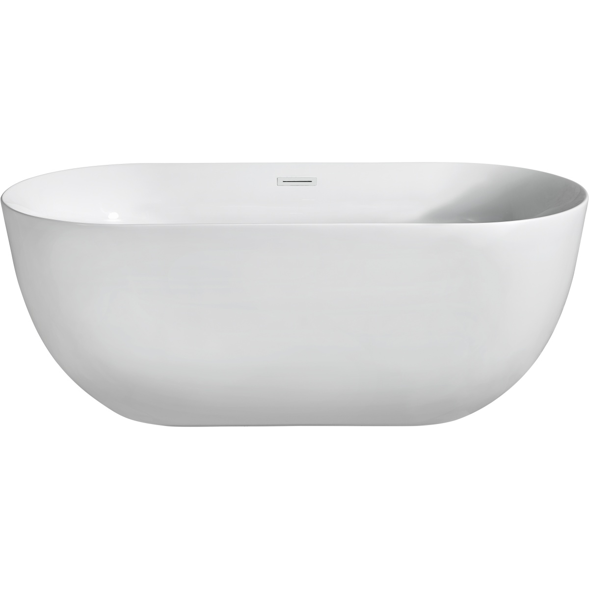 Ванна акриловая отдельностоящая Aquanet АФИНА 1700x780x600 мм со сливом и ножками AQ-44778