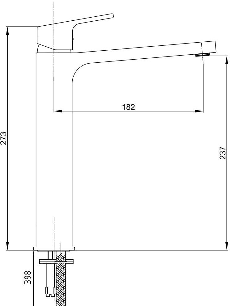 Смеситель для раковины Bravat TIERA 237 белый хром 104888002EX