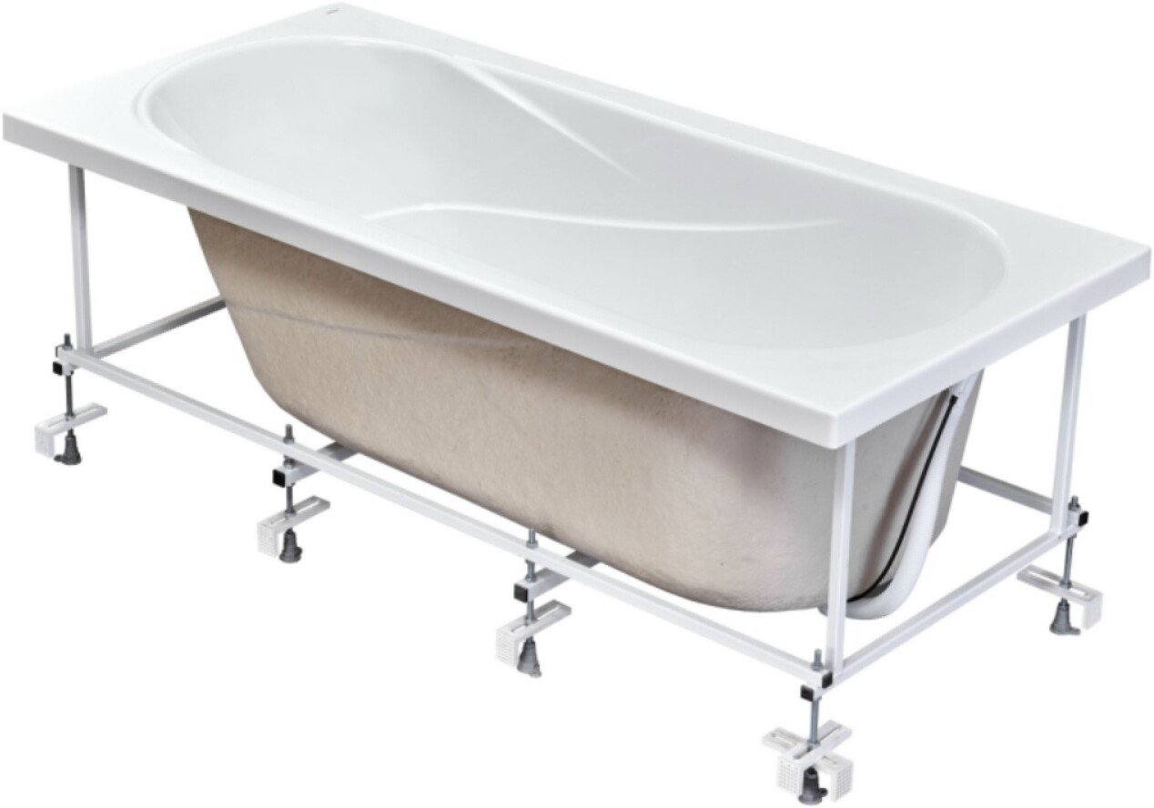 Ванна акриловая прямоугольная Santek Касабланка XL 170х80 см белая 1.WH30.2.441