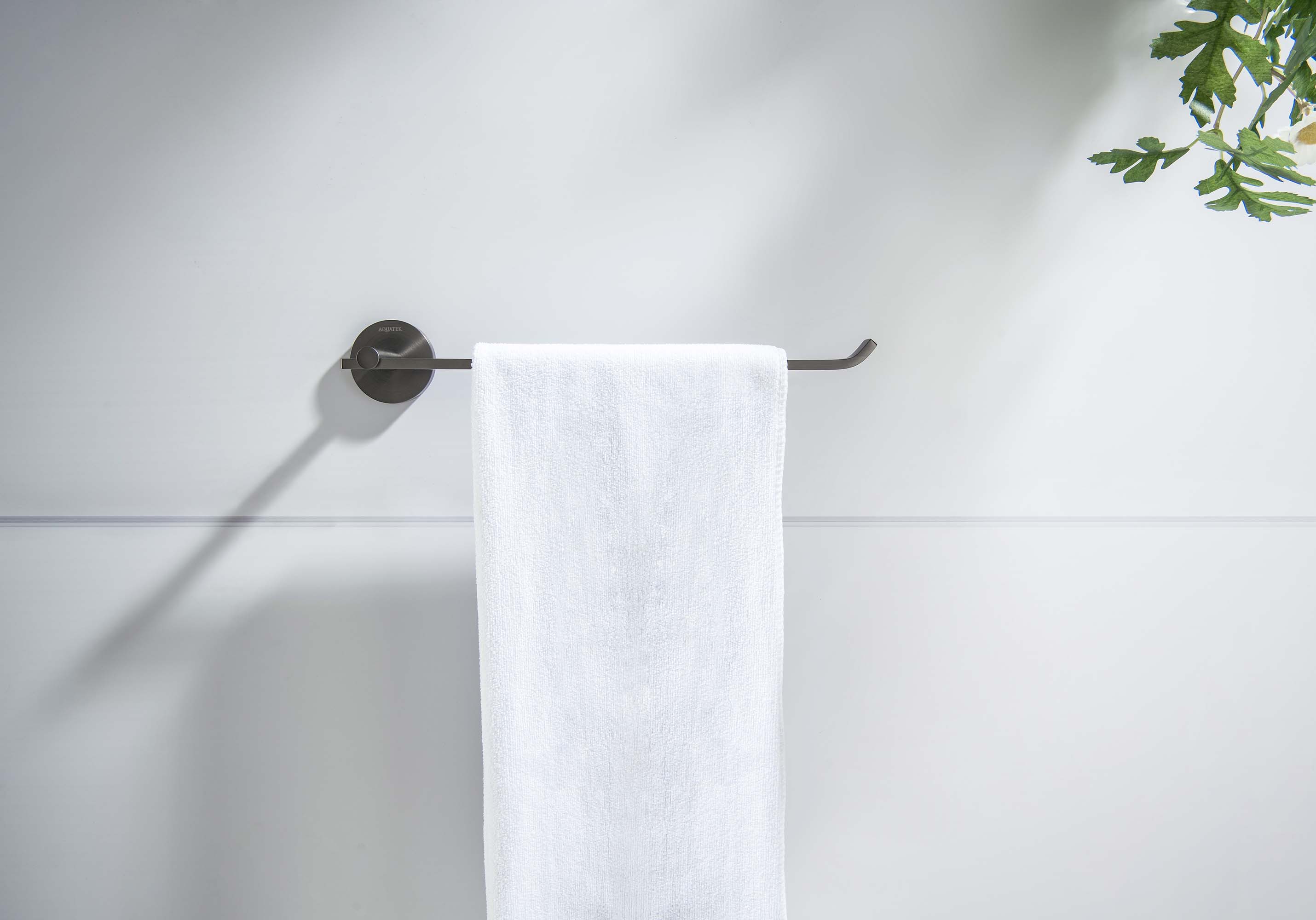 Полотенцедержатель Aquanet БЕТТА оружейная сталь AQ4619BGM
