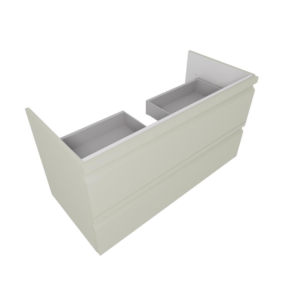 Комплект мебели для ванной AQUATON ВЕГА 100 с раковиной AQ4100-00 шалфей зеленый AQ77100-GS