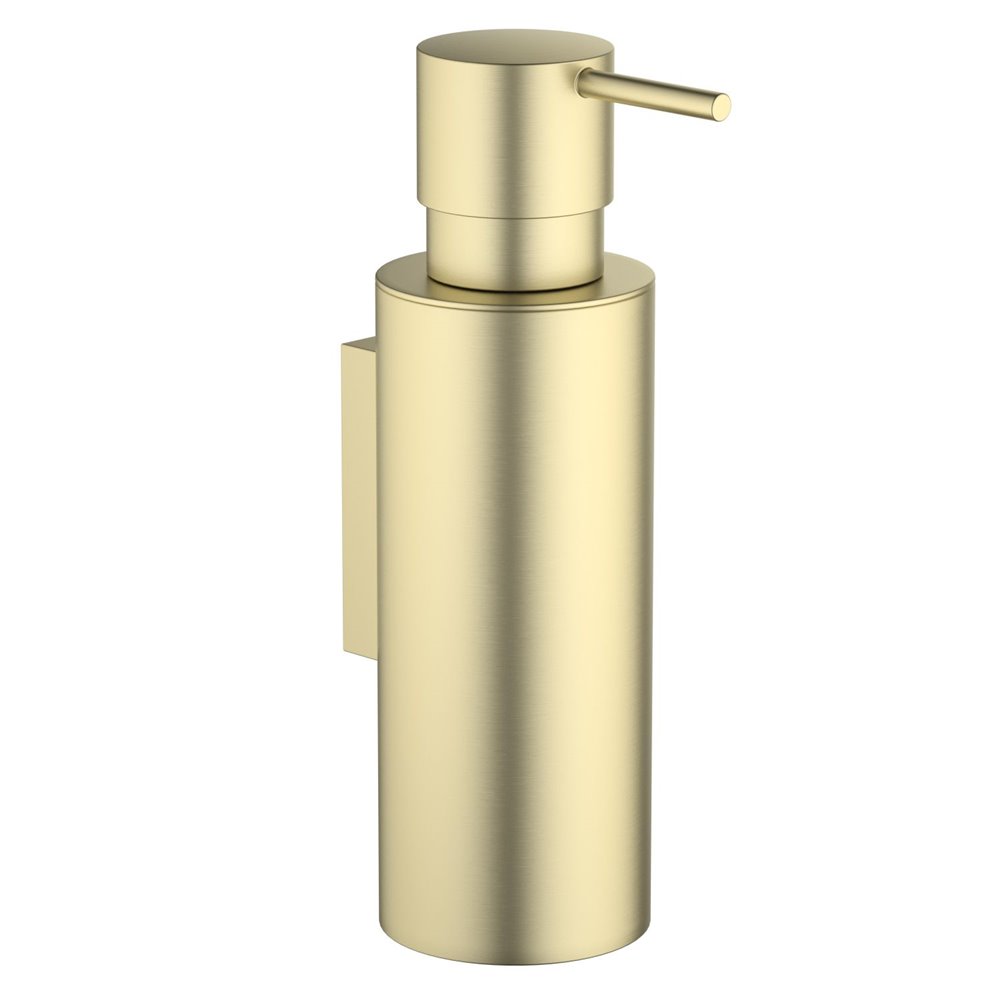 Дозатор для жидкого мыла Aquanet Оберон шлифованное золото AQ4205BG