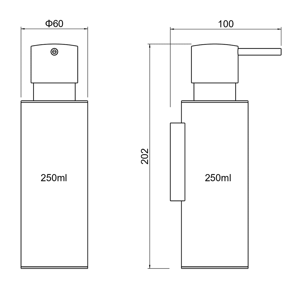 Дозатор для жидкого мыла Aquanet Оберон шлифованное золото AQ4205BG