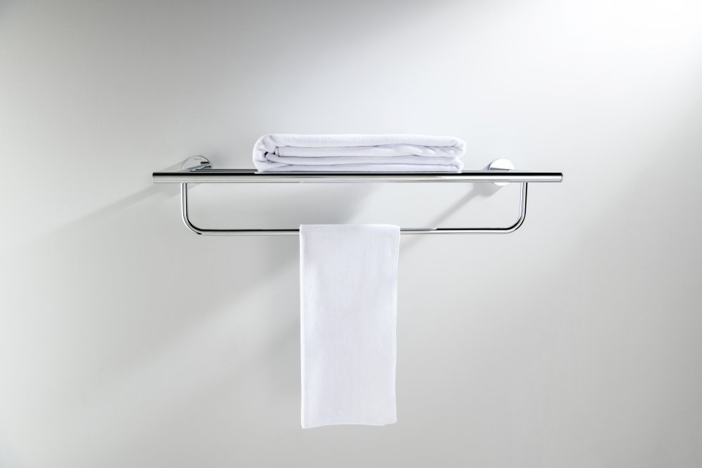 Полка для полотенец Aquatek Оберон хром AQ4215CR