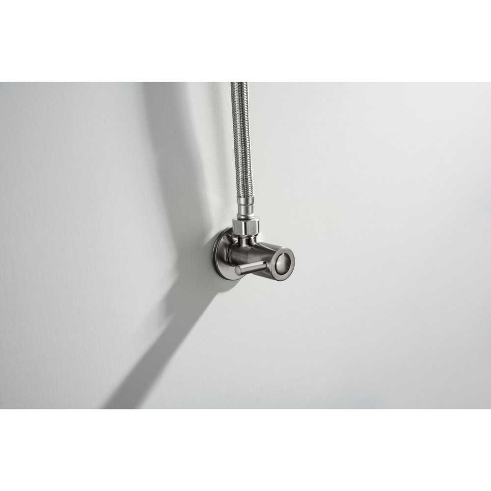 Угловой переходник Aquanet оружейная сталь AQ2451BGM