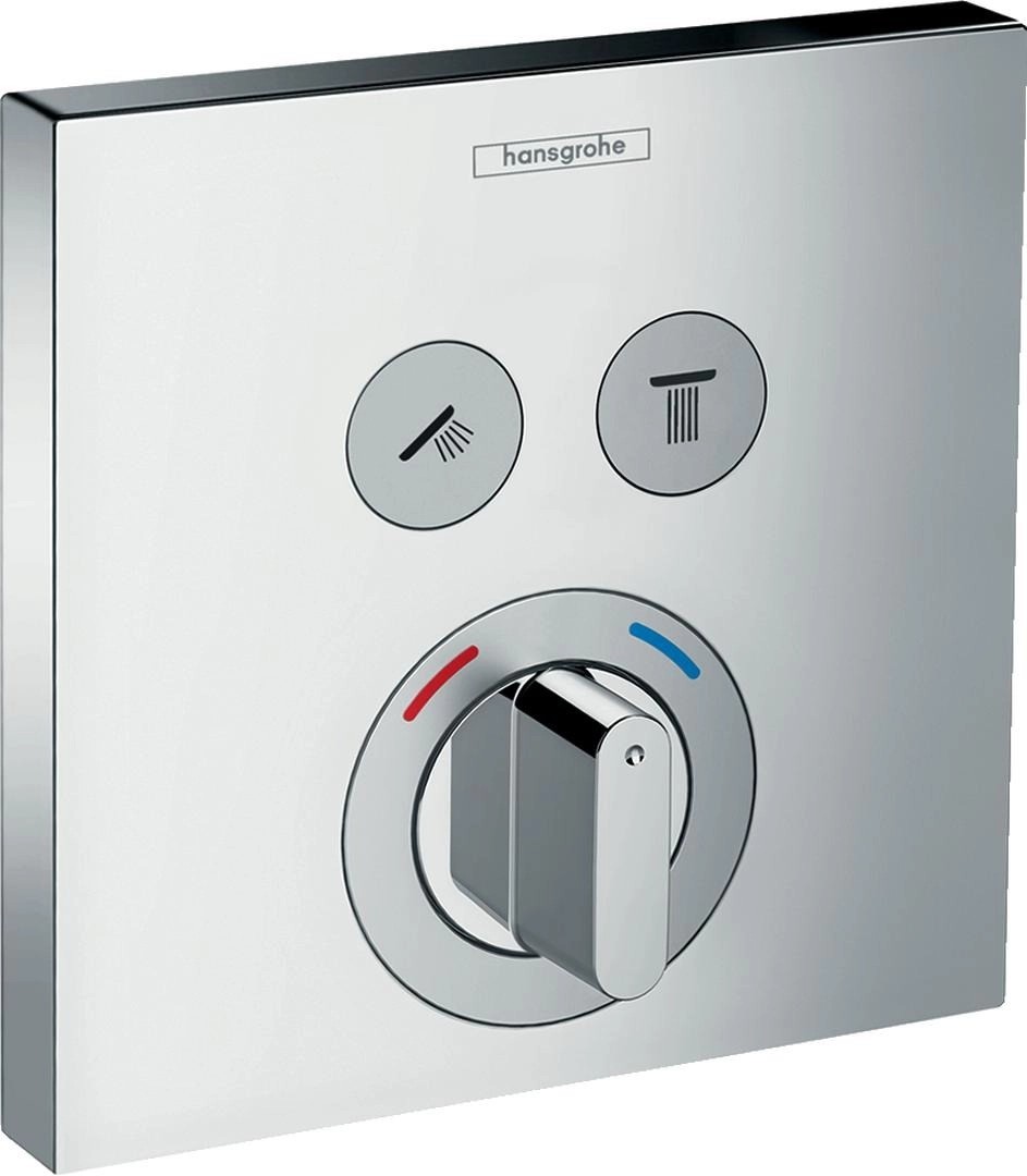 Комплект смесителя для ванны Hansgrohe ShowerSelect 15768000 + iBox 01800180 15768000S