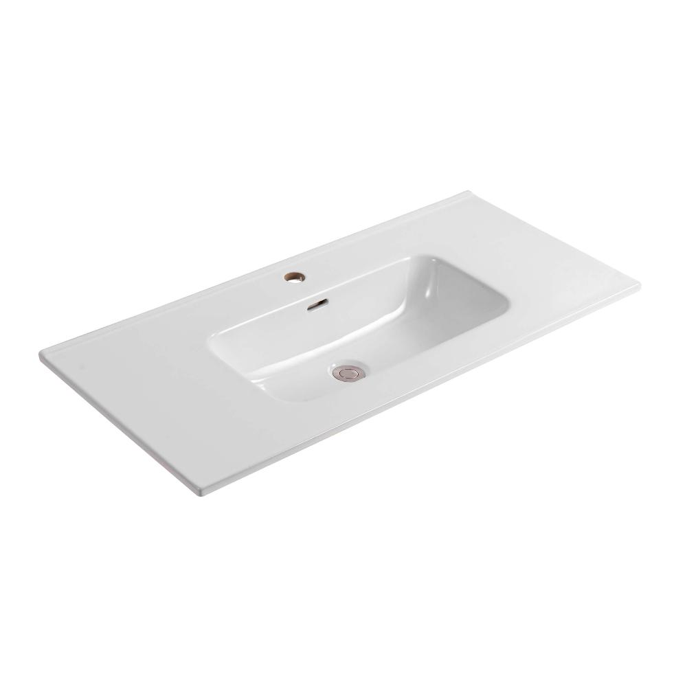 Комплект мебели для ванной AQUATON ВЕГА 100 с раковиной AQ4100-00 шалфей зеленый AQ77100-GS