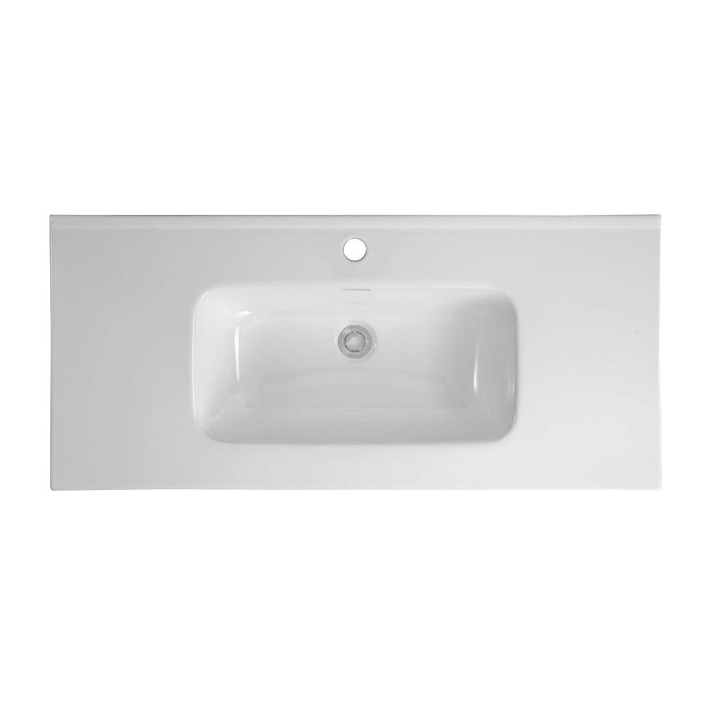 Комплект мебели для ванной AQUATON ВЕГА 100 с раковиной AQ4100-00 шалфей зеленый AQ77100-GS