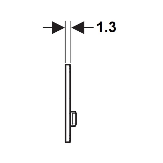 Смывная клавиша Geberit Sigma50 для двойного смыва хромированный черный 115.671.DW.2