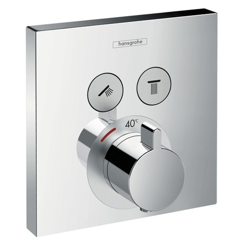 Комплект термостатического смесителя для душа Hansgrohe ShowerSelect 15763000/01800180 15763000S