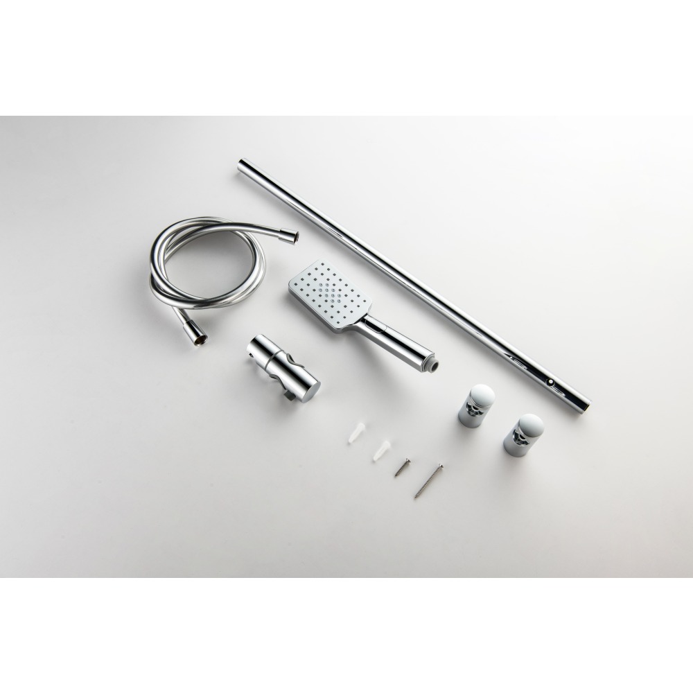 Душевой гарнитур Aquanet Лира 3jet 65 см хром AQ2018CR