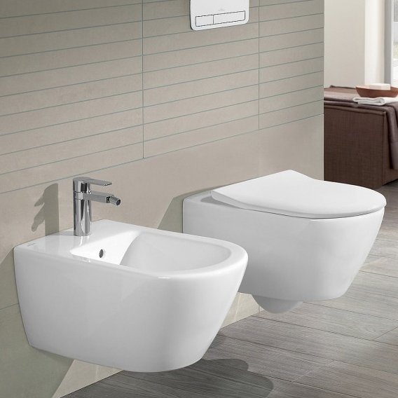 Унитаз подвесной Villeroy & Boch Subway 2.0 DirectFlush с сиденьем Soft Closing 5614R201