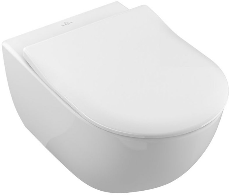 Унитаз подвесной Villeroy & Boch Subway 2.0 DirectFlush с сиденьем Soft Closing 5614R201