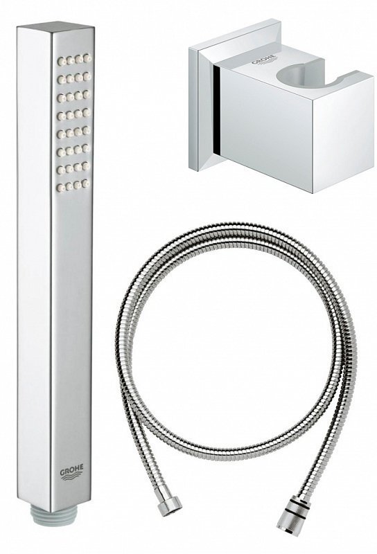 Душевой набор GROHE Euphoria Cube+ Stick держатель шланг 1500 мм хром 27889000