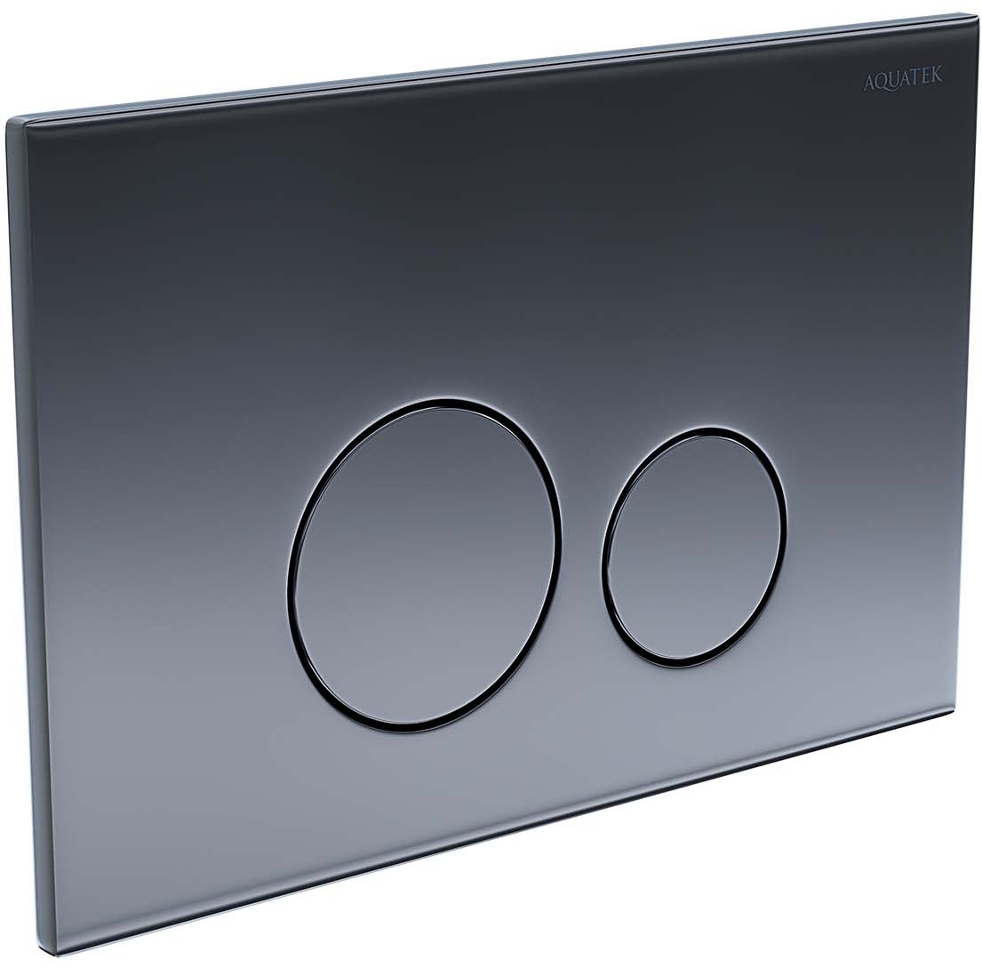 Панель смыва Kordi KDI-0000039 нержавеющая сталь оружейная сталь круглые кнопки KDI-0000039