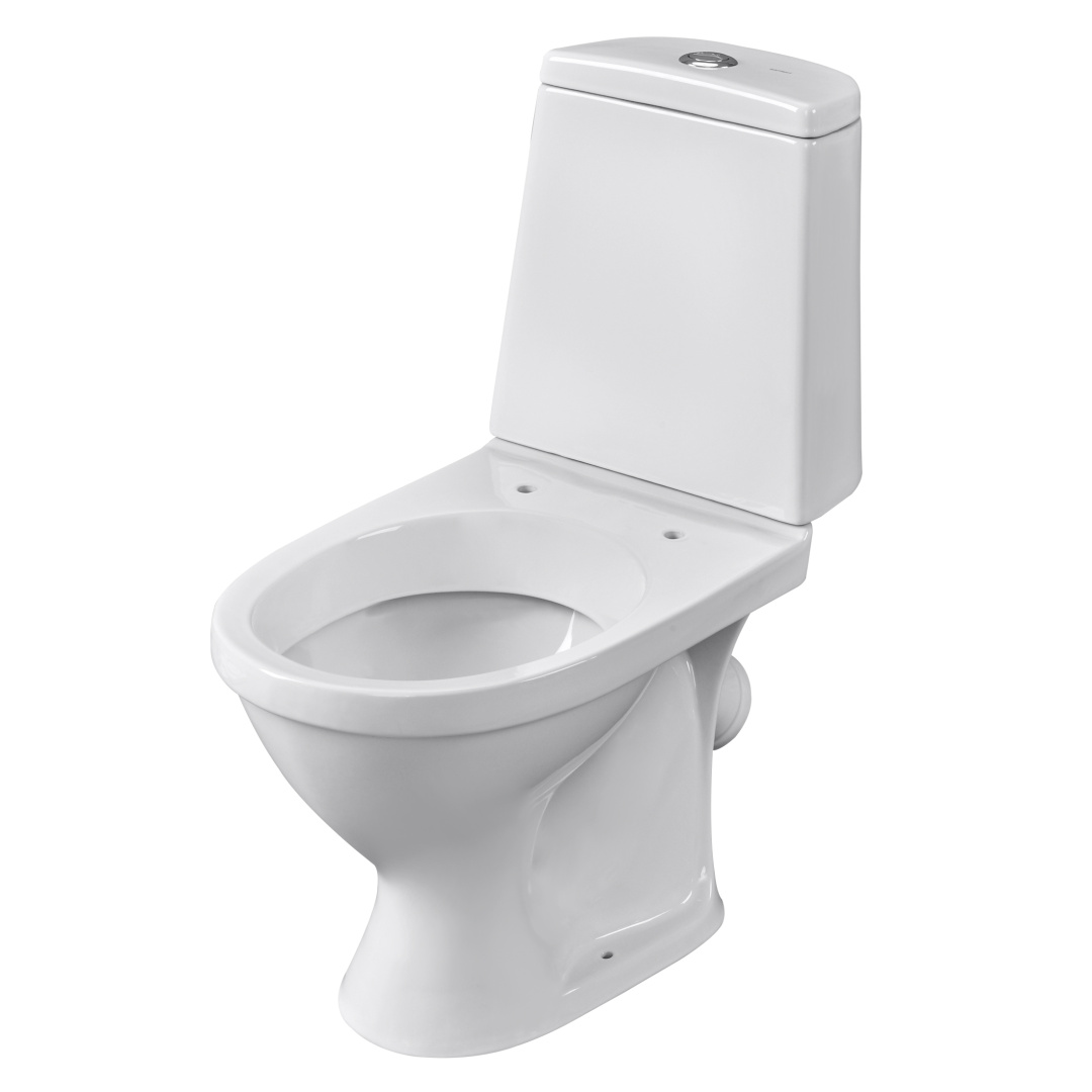 Унитаз-компакт Sanita Прайм белый сиденье полипропилен косой выпуск 1.P205.4.S00.00B.F