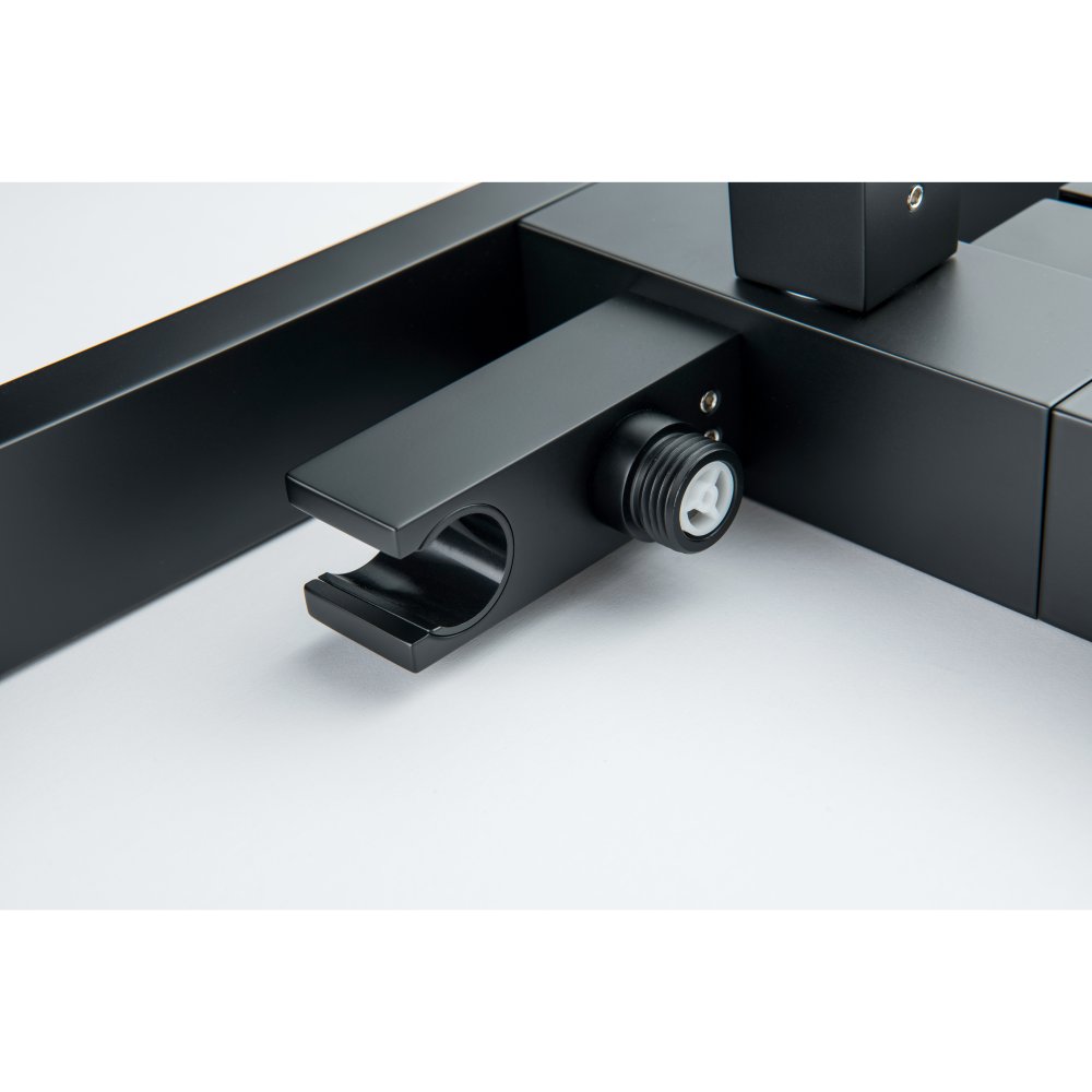 Смеситель для ванны Aquanet Libra напольный черный матовый AQ1645MB