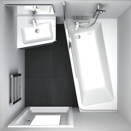 Ванна акриловая асимметричная RAVAK 10° 170x100 см L белая C811000000