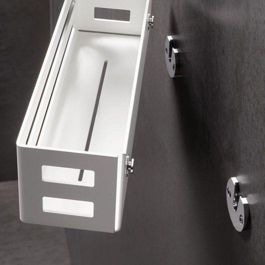 Корзинка для мыла KEUCO Universalartikel настенная белая RAL 9010 24954510000