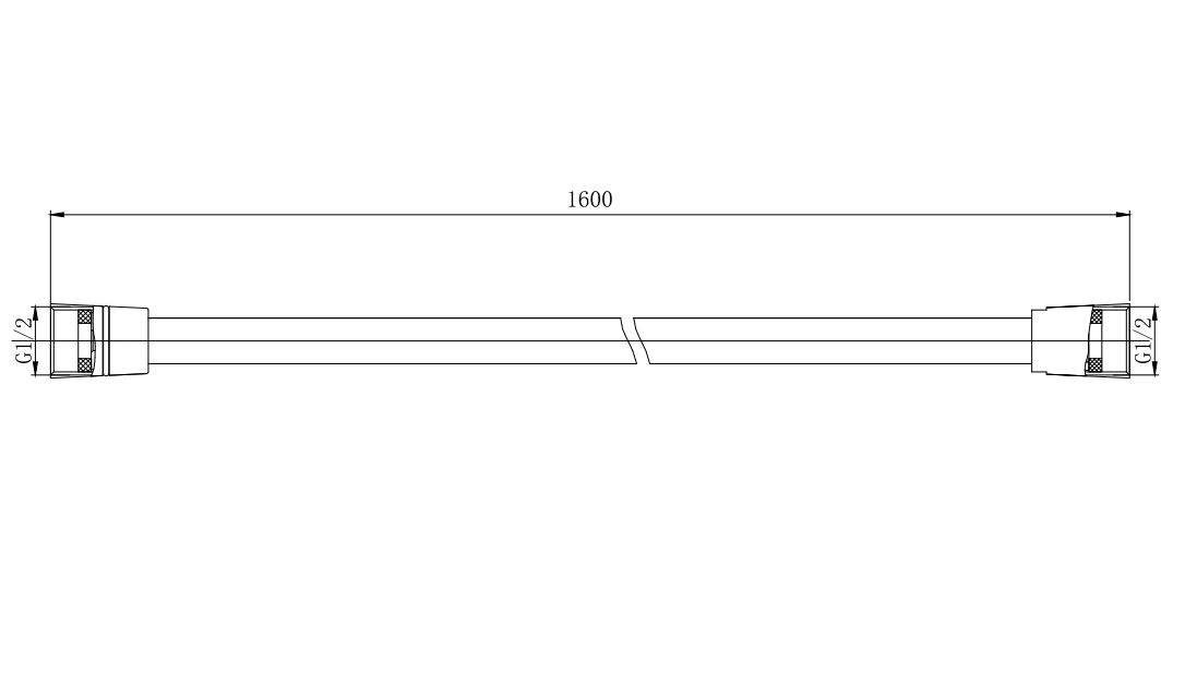 Шланг для душа Aquanet 160 см ПВХ хром AQ2111CR