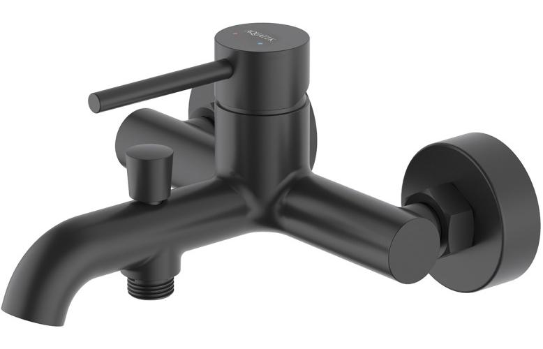 Смеситель для ванны Aquanet Европа матовый черный AQ1340MB