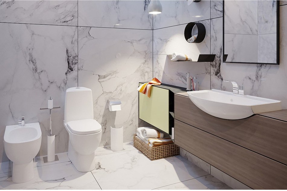 Умывальник Sanita Luxe Best 75 см Белый WB.FN/Best/75-C/WHT.G/S1