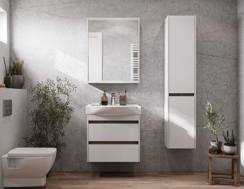 Шкаф-колонна AQUATON Нортон правая 1A249403NT01R