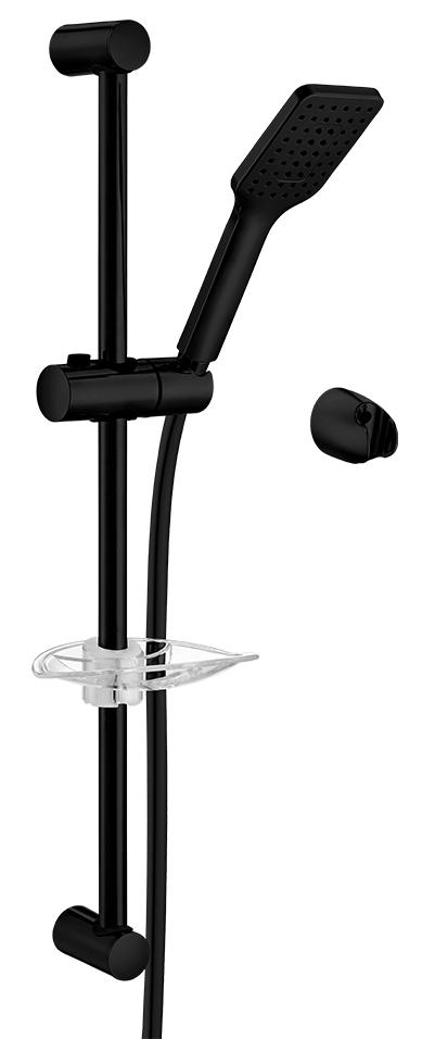 Душевой гарнитур TOPAZ TIERA 60 см матовый черный 102146029C1EX