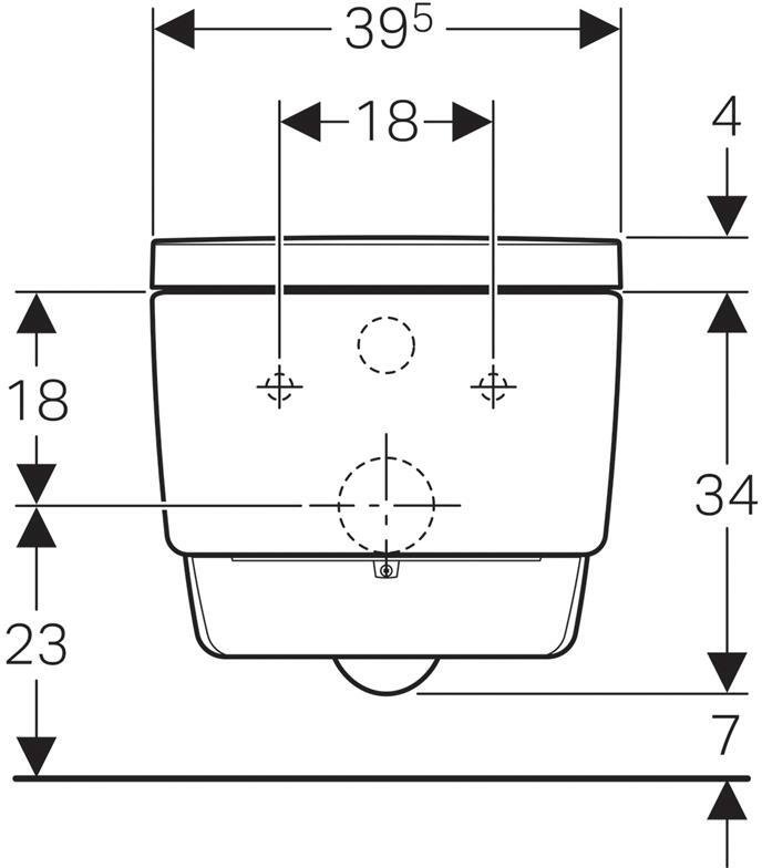Унитаз-биде подвесной Geberit AquaClean Mera Comfort белый хром 146.214.21.1