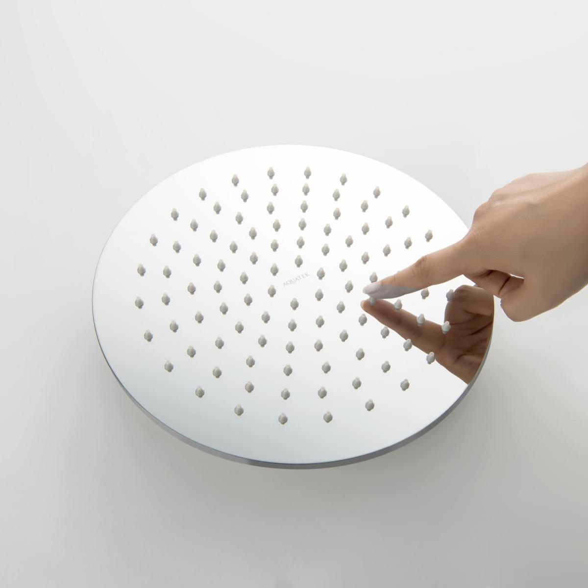 Верхний душ Aquanet AQ2077CR круглый 250х7 мм хром AQ2077CR