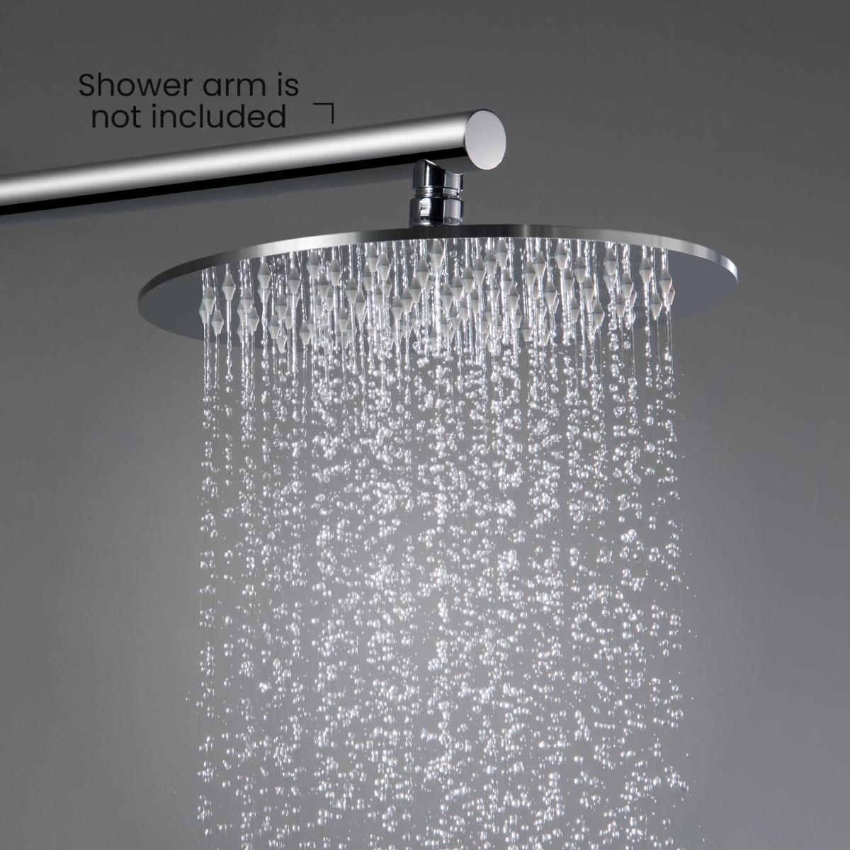 Верхний душ Aquanet AQ2077CR круглый 250х7 мм хром AQ2077CR