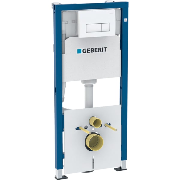 Инсталляция Geberit Duofix Delta с клавишей Delta50 черный глянцевый 458.128.DW.1