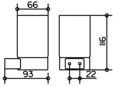 Держатель стакана KEUCO PLAN с хрустальным стаканом хром 14950019000