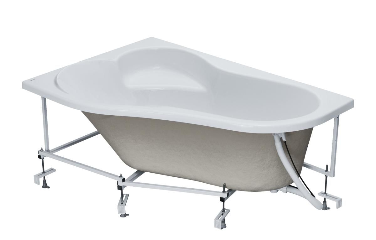 Ванна акриловая асимметричная Triton Ибица XL 160х100 см левосторонняя белая 1.WH11.2.036