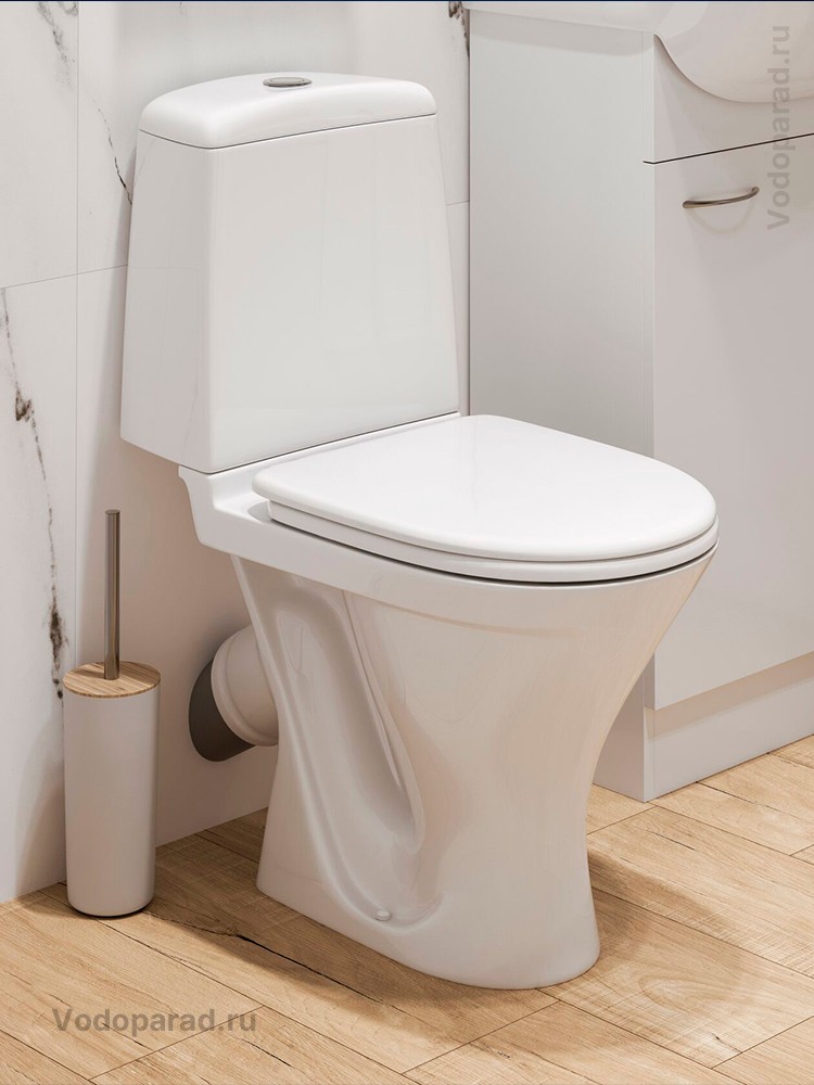 Унитаз-компакт Sanita Luxe Attica Комфорт белый WC.CC/Attica/2-T/WHT.G/S1