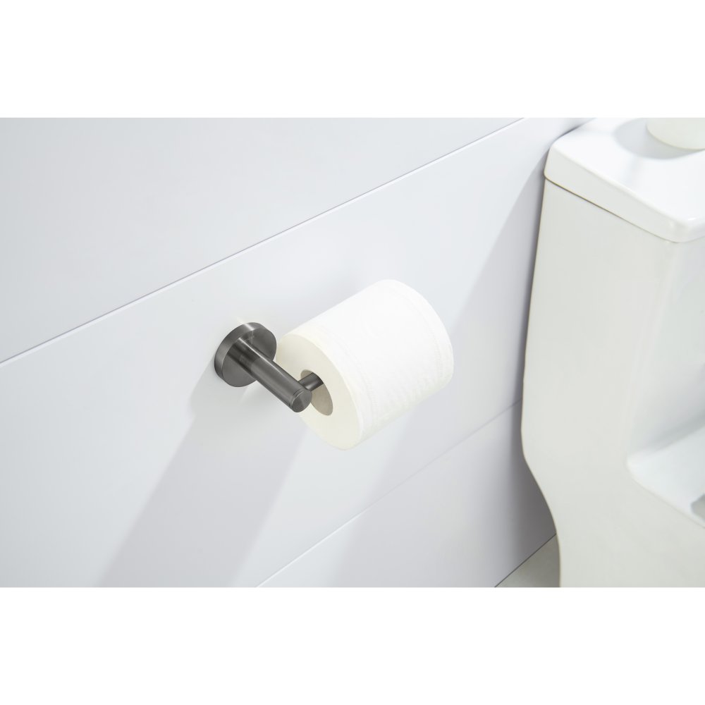 Бумагодержатель Aquanet Европа оружейная сталь AQ4108BGM