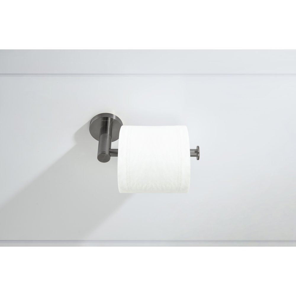 Бумагодержатель Aquanet Европа оружейная сталь AQ4108BGM