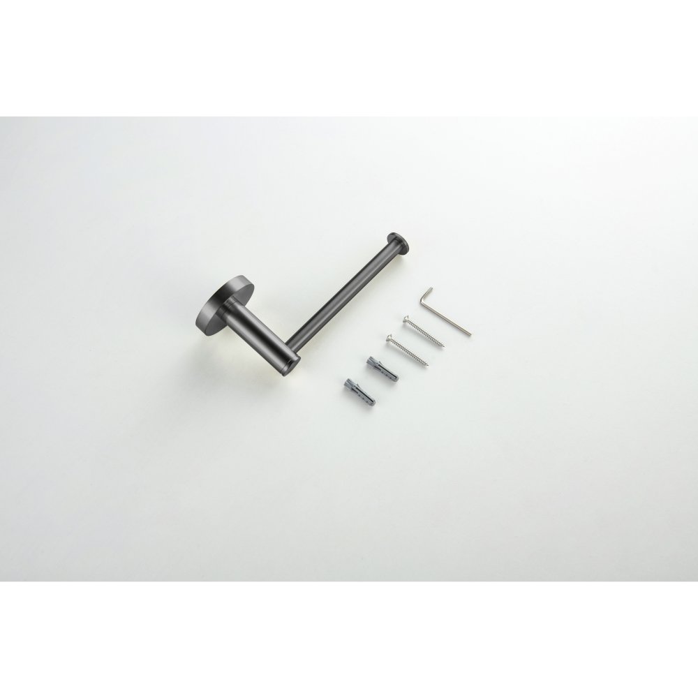 Бумагодержатель Aquanet Европа оружейная сталь AQ4108BGM