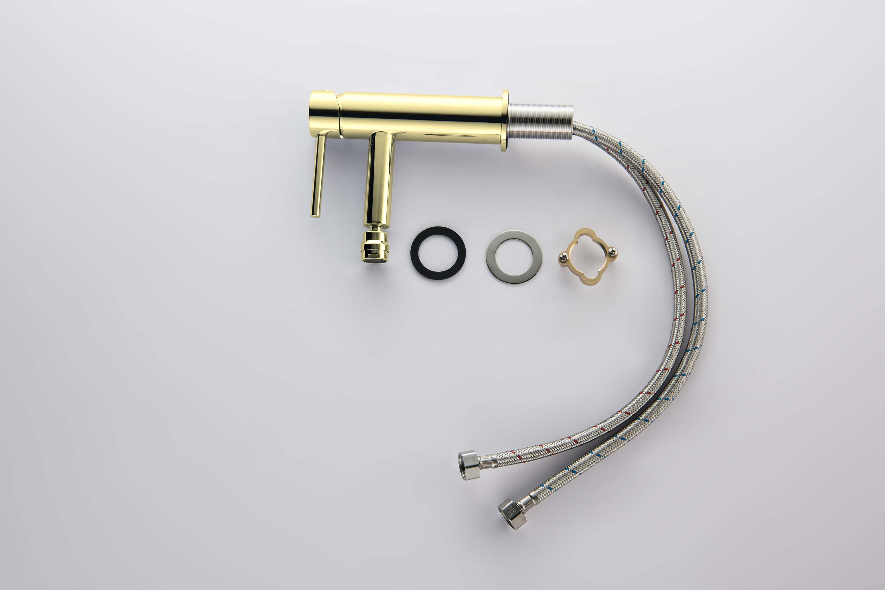 Смеситель для биде Aquanet Европа AQ1318BG шлифованное золото AQ1318BG