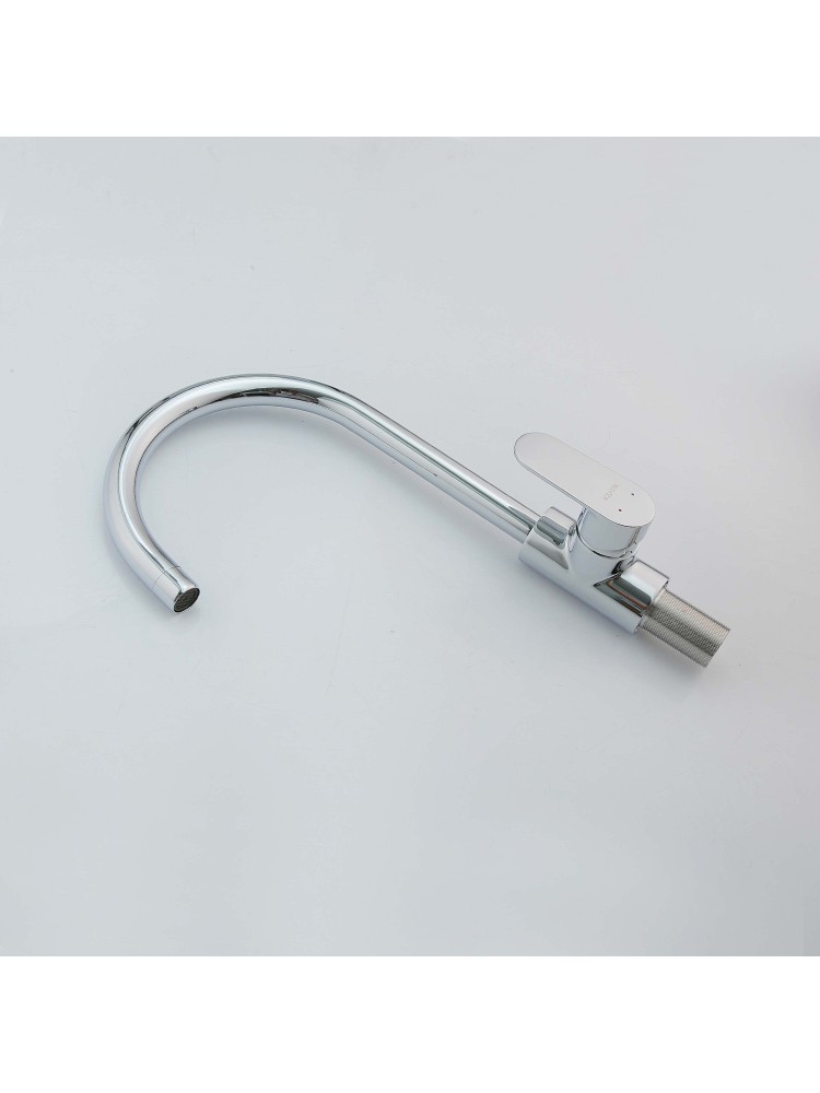 Смеситель для кухни Aquanet Ника полукруглый излив хром AQ1882CR