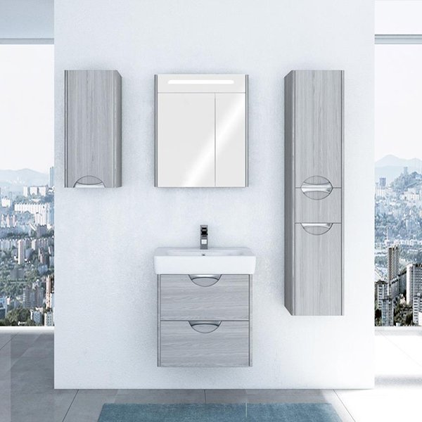 Тумба-умывальник с раковиной Aquaton Сильва 50 Дуб Фьорд / Нео 50 1A2117K1SIW60