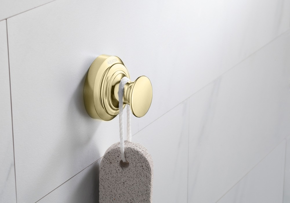 Крючок для ванной Aquatek Классик полированное золото AQ4501PG