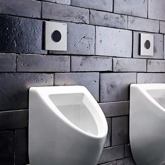 ИК привод смыва для писсуара Geberit Sigma10 батарея 1.5 В нержавеющая сталь 116.035.SN.1