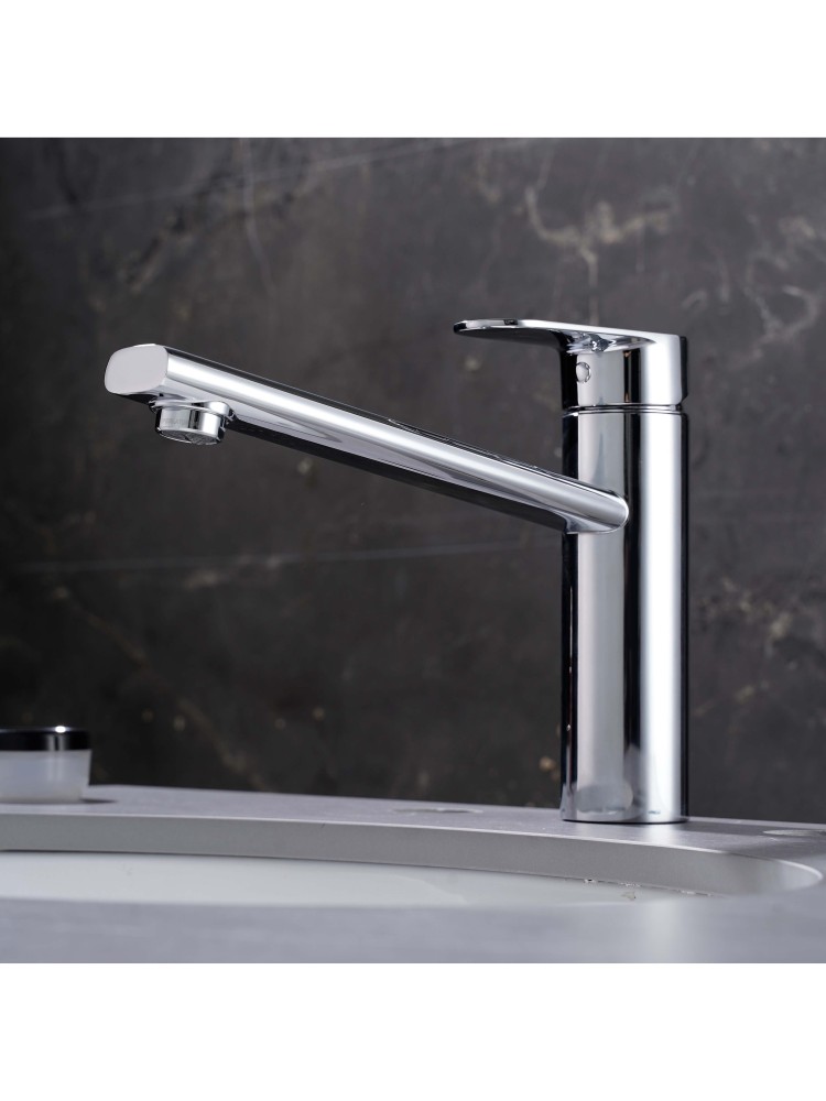 Смеситель для кухни Aquanet Ника хром AQ1880CR