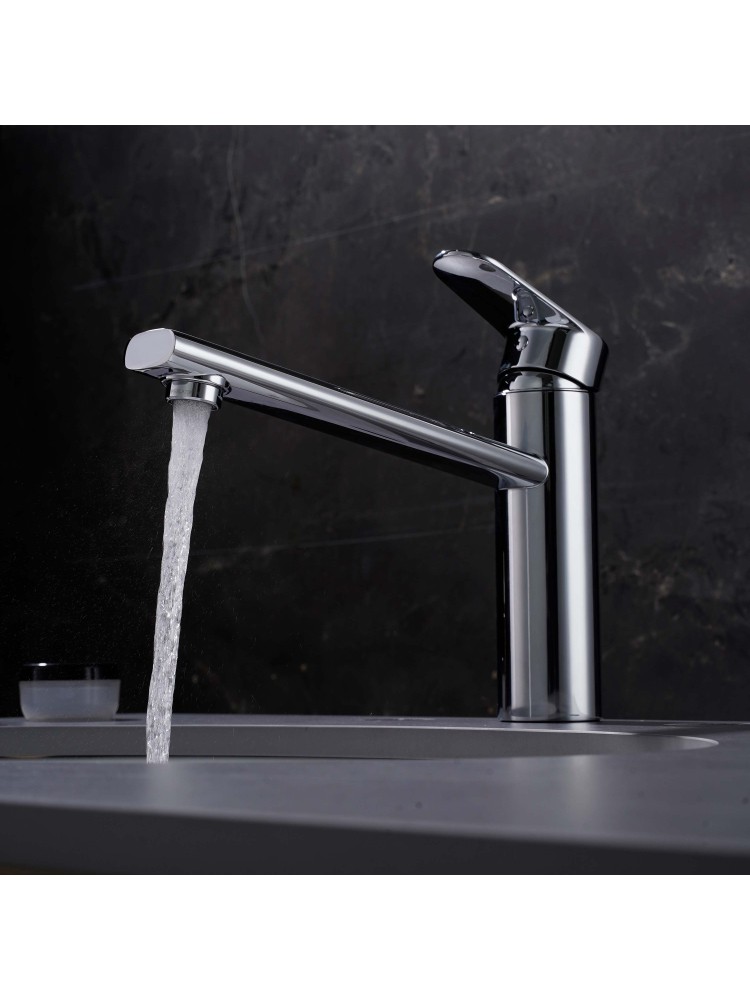 Смеситель для кухни Aquanet Ника хром AQ1880CR