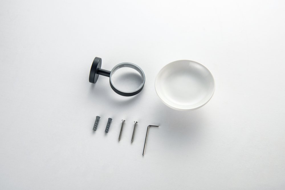 Мыльница Aquatek БЕТТА матовый черный AQ4603MB