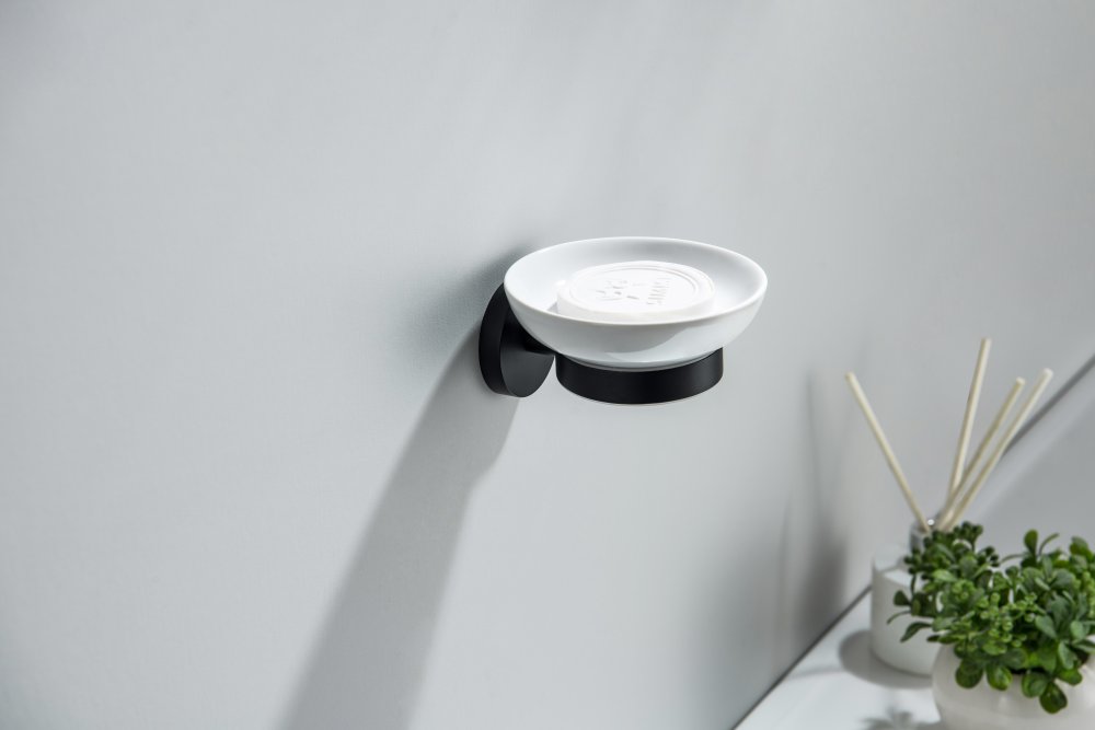 Мыльница Aquatek БЕТТА матовый черный AQ4603MB