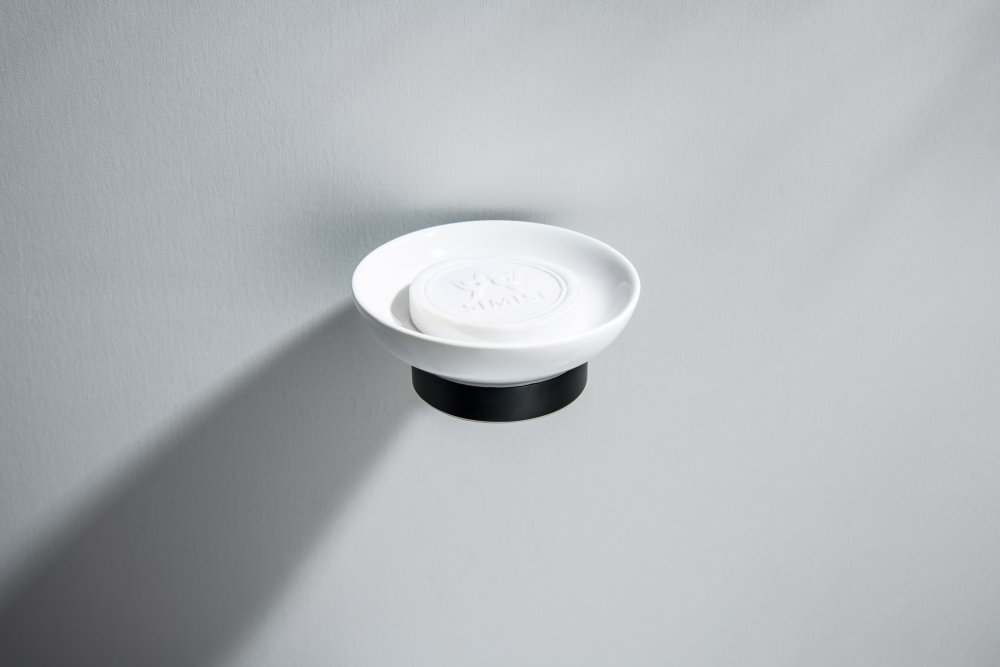 Мыльница Aquatek БЕТТА матовый черный AQ4603MB