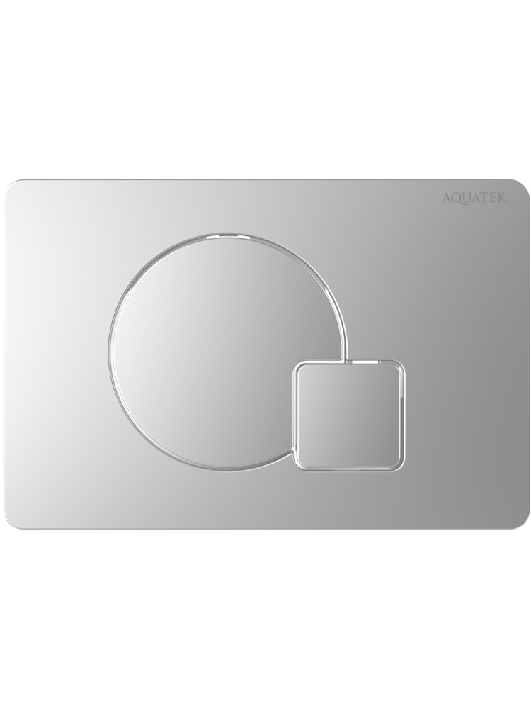 Панель смыва KDI QC Хром матовый 162x244 мм KDI-0000068